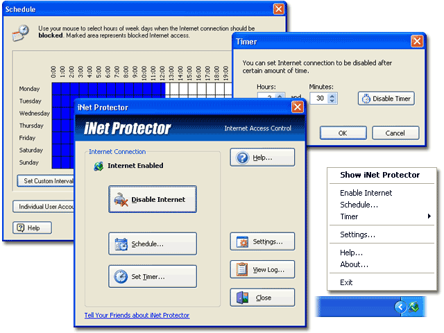 INet Protector Screenshot